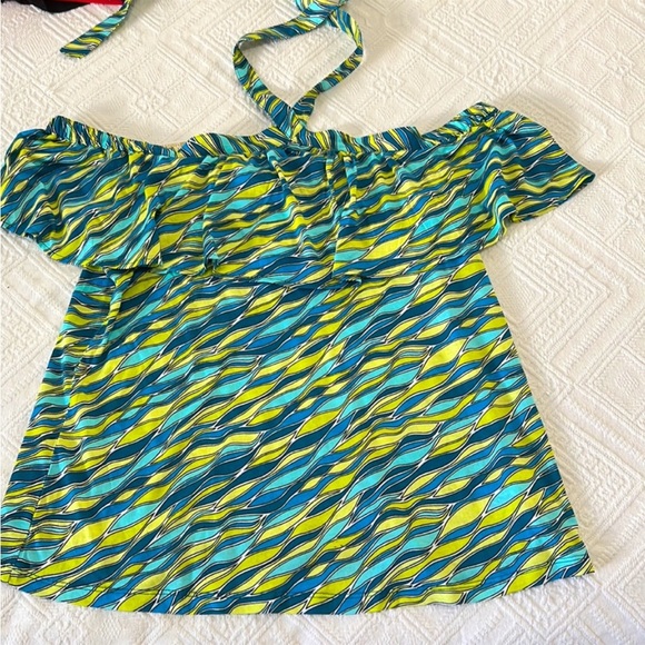 Michael Kors off shoulders green/ lime size S - Picture 3 of 5